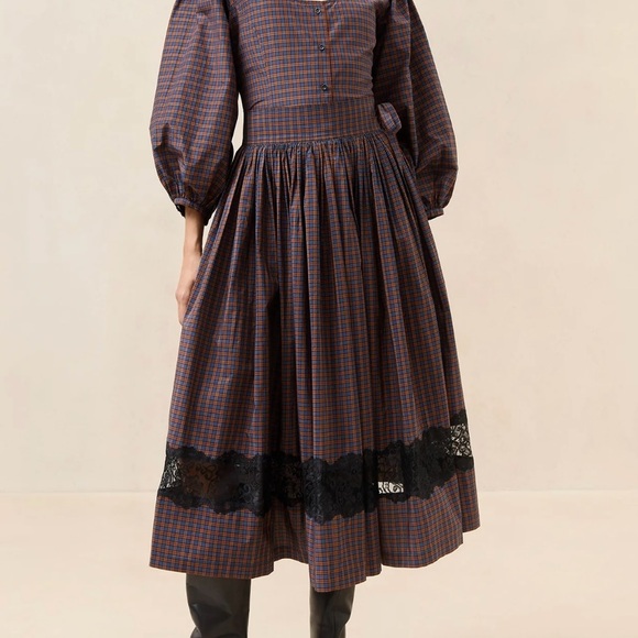 NWT Loeffler's Randall Aylee Lace inlay Skirt - Picture 1 of 4